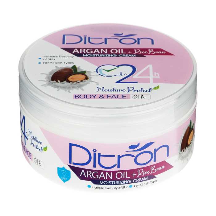 کرم مرطوب کننده دیترون مدل Argan oil حجم 200 میلی لیتر
