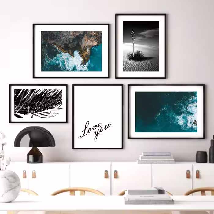 تابلو دکوراتیو مدل TC02 مجموعه5عددی
