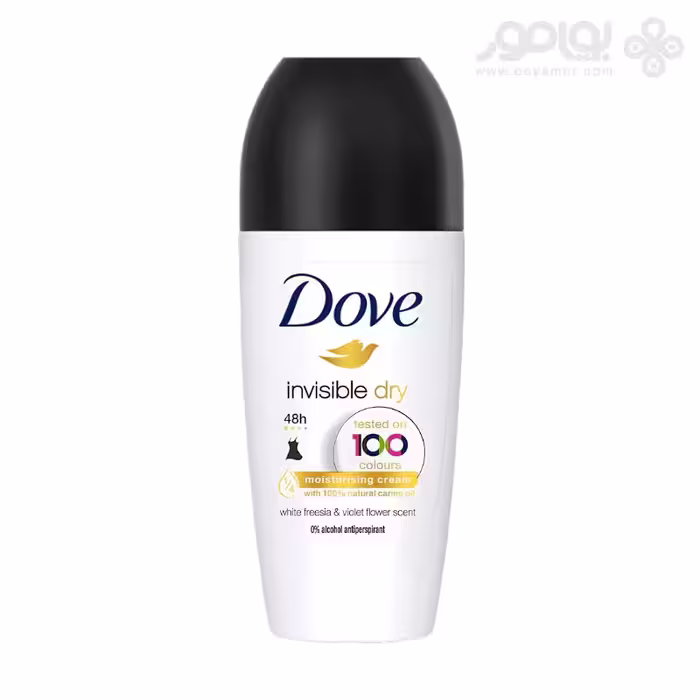 رول دئودورانت زنانه داو مدل INVISIBLE DRY حجم 50 میل