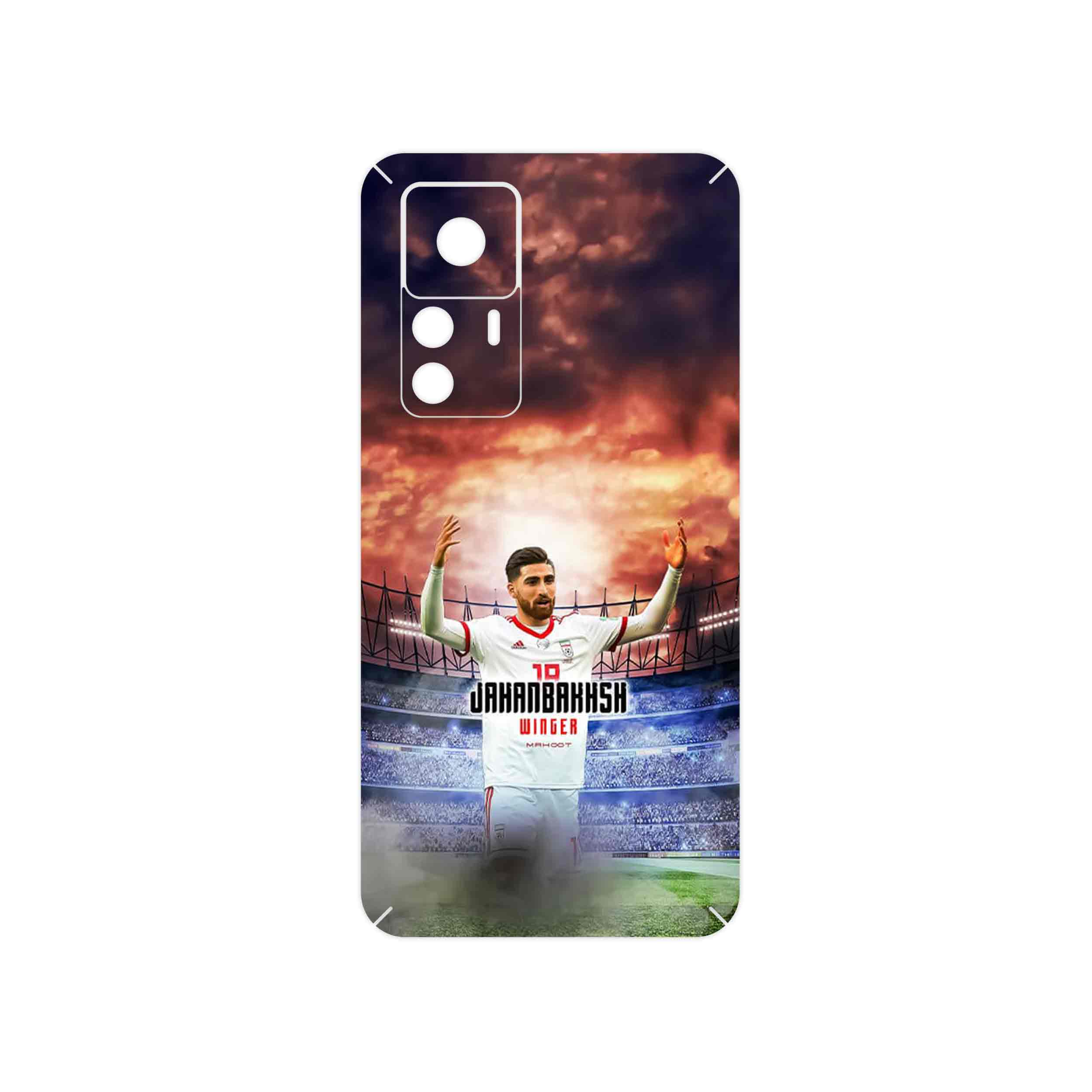 برچسب پوششی ماهوت مدل Alireza Jahanbakhsh مناسب برای گوشی موبایل شیائومی 12T Pro