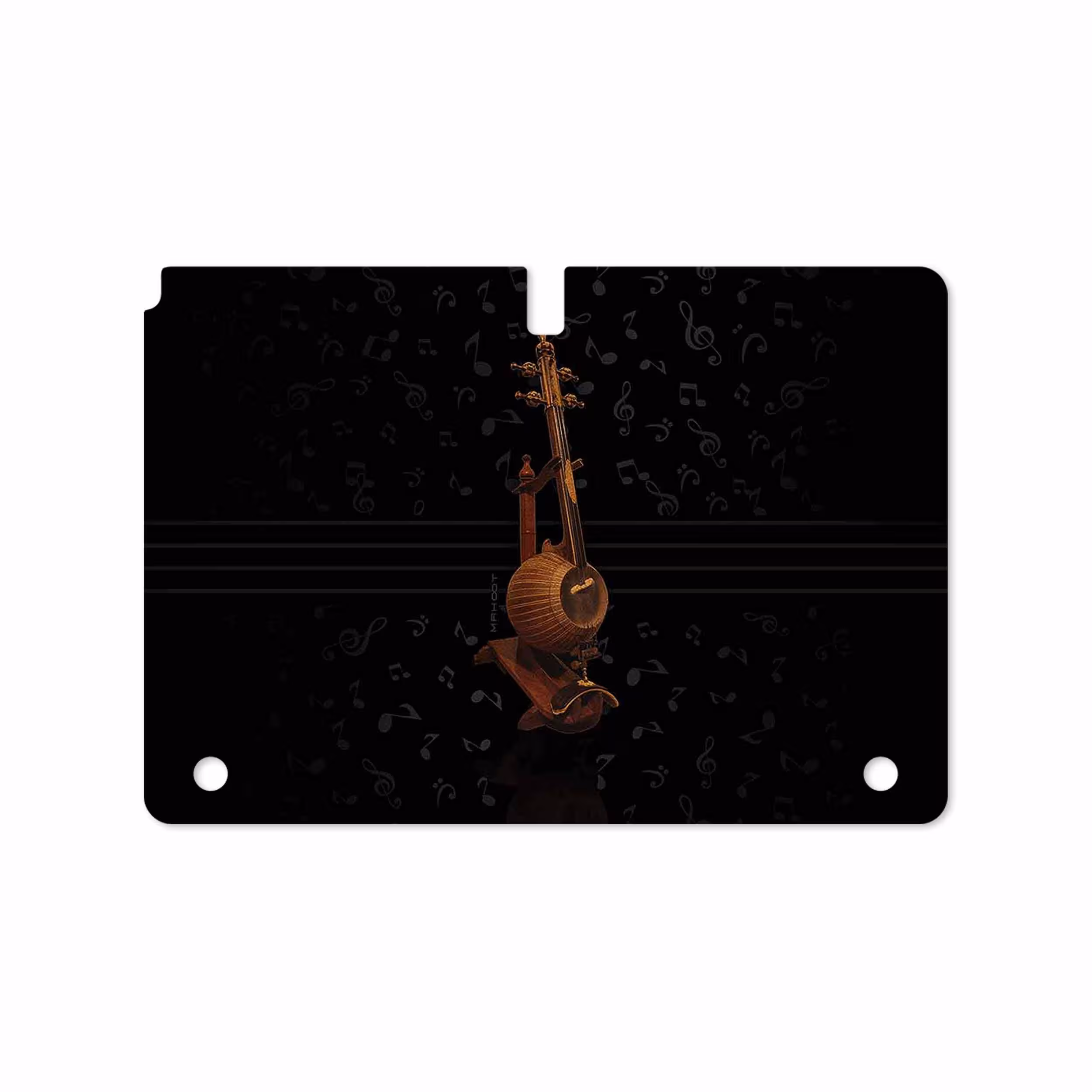 برچسب پوششی ماهوت مدل Persian Fiddle Instrument مناسب برای تبلت سامسونگ Galaxy Note 10.1 2012 N8010