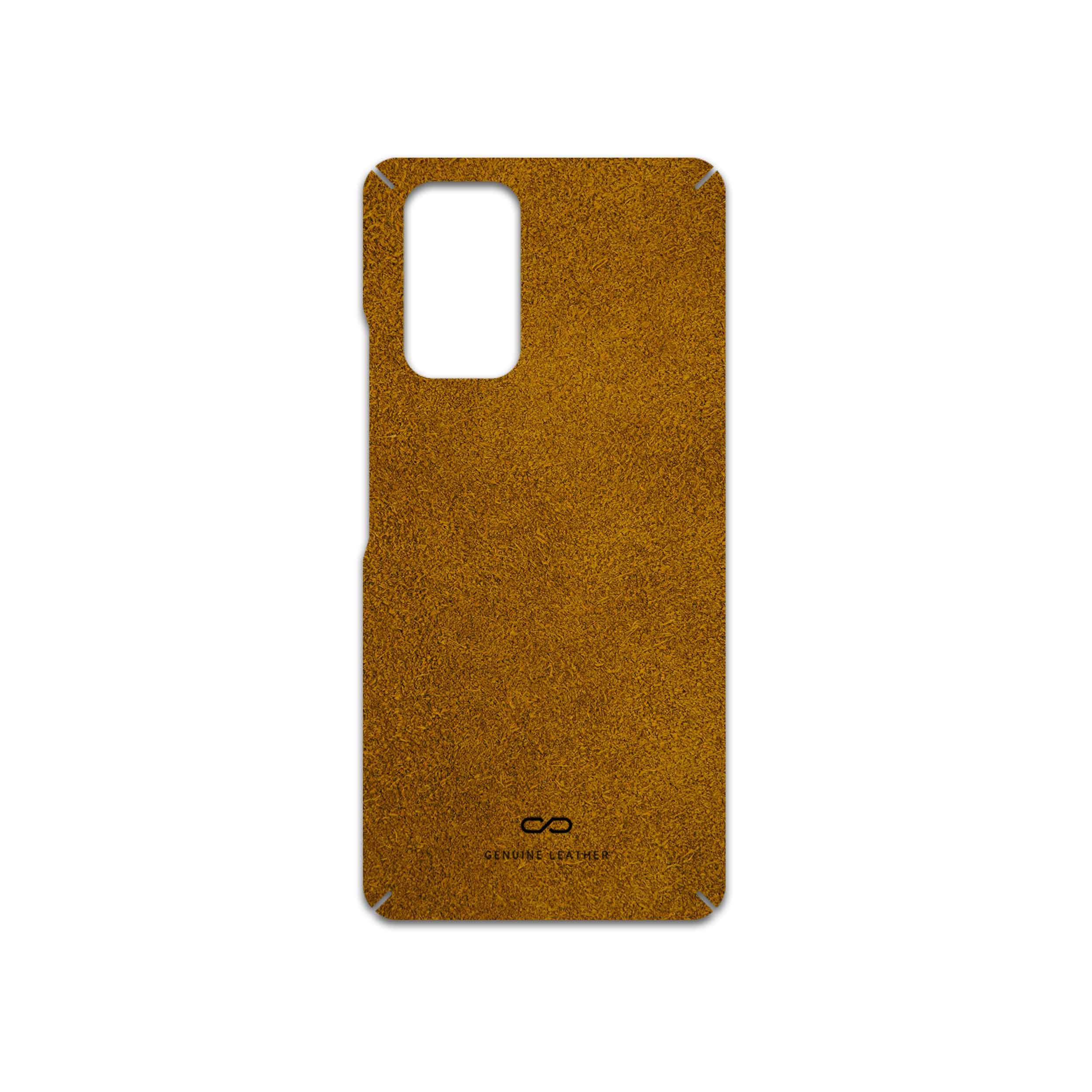 برچسب پوششی ماهوت مدل Brown-Chamois-Leather مناسب برای گوشی موبایل شیائومی Redmi Note 10 Pro Max