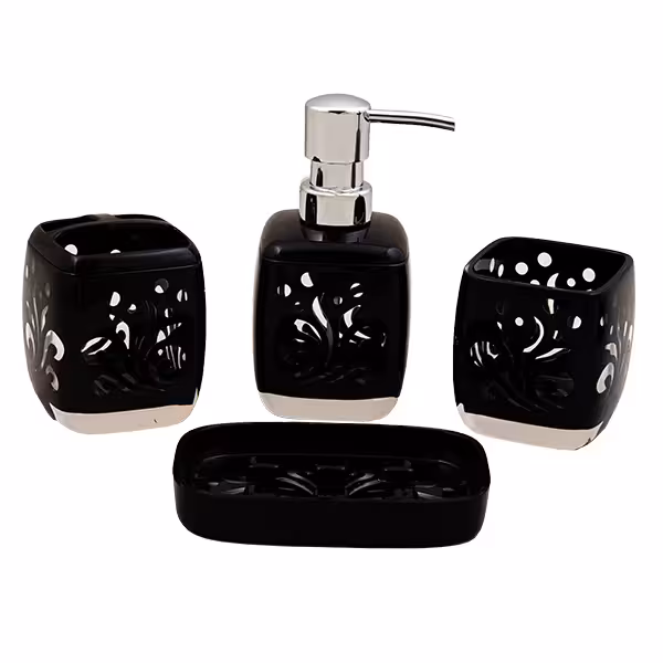 ست سرویس بهداشتی 4 تکه کد Blck - 04