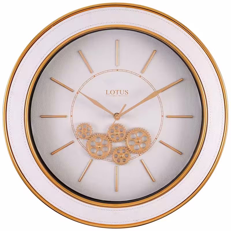 ساعت دیواری لوتوس مدل -GC-300301-WHITE-TOPSFIELD 