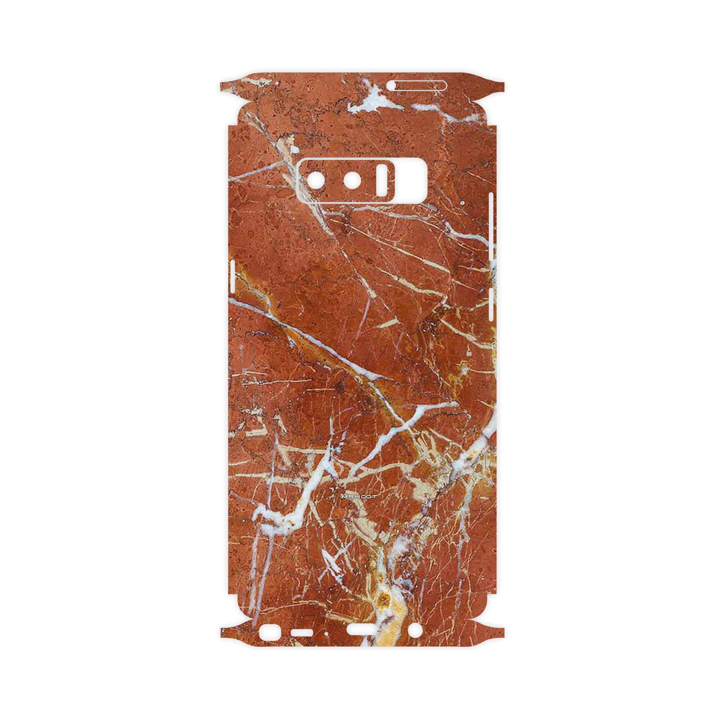برچسب پوششی ماهوت مدل Red Marble-FullSkin مناسب برای گوشی موبایل سامسونگ Galaxy Note 8