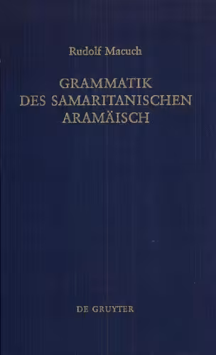 خرید و دانلود نسخه کامل کتاب Grammatik des samaritanischen Aramäisch