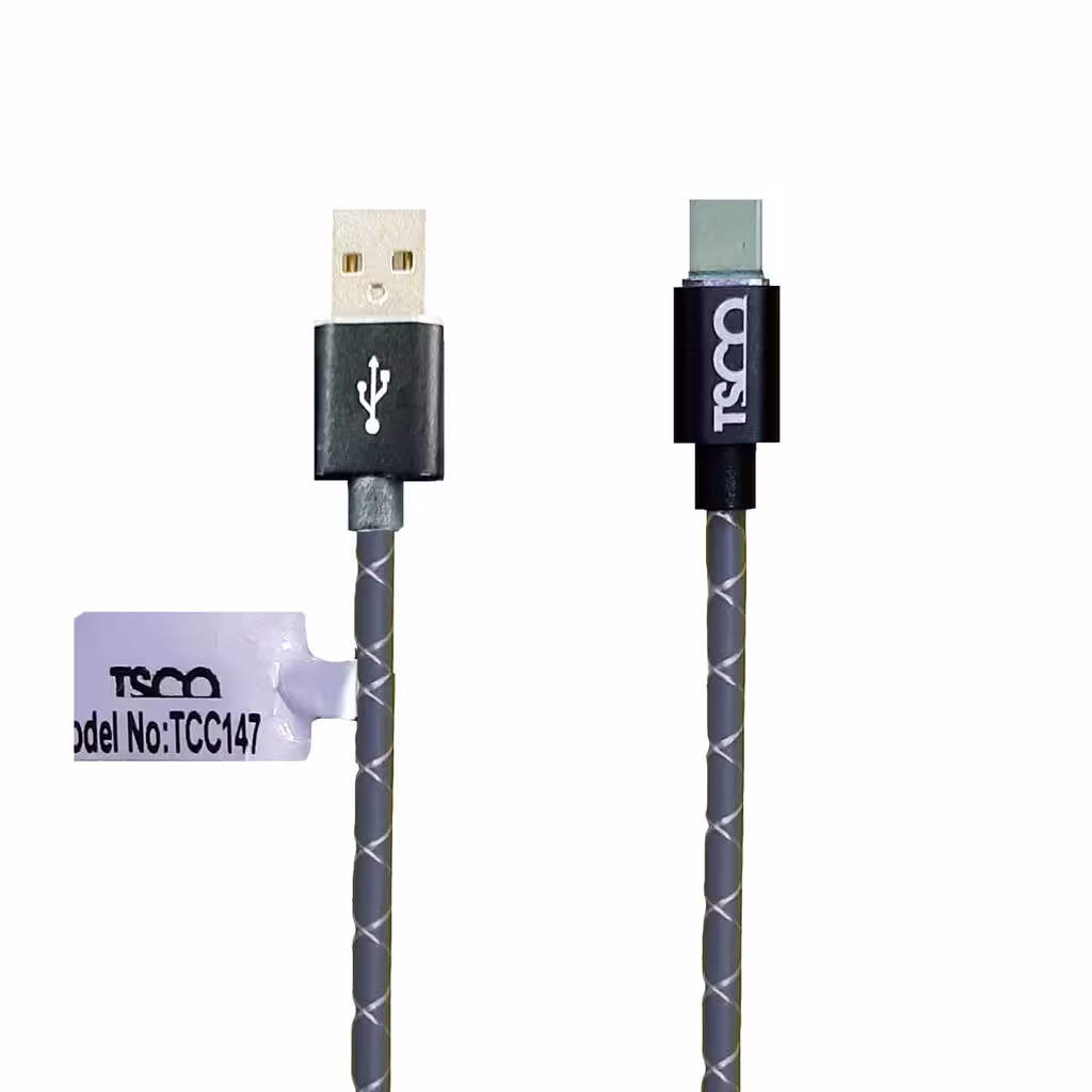 کابل شارژ و دیتای 1 متری تسکو مدل TCA-147