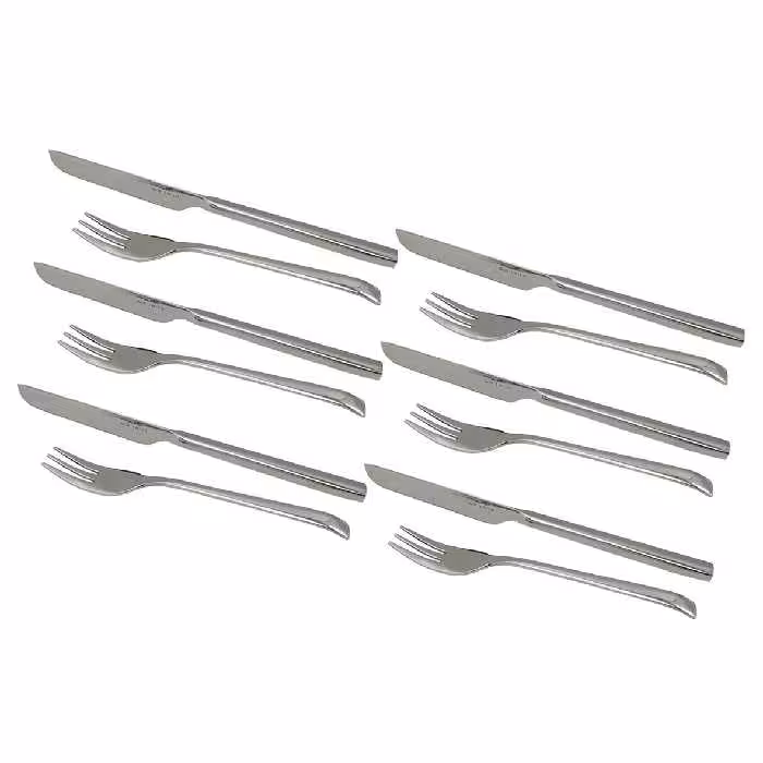 سرویس کارد و چنگال میوه خوری 12 پارچه ای تی سی کد A915
