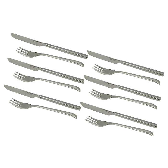 سرویس کارد و چنگال میوه خوری 12 پارچه ای تی سی کد A915