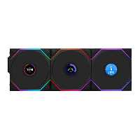 قیمت و خرید فن خنک کننده کیس لیان لی مدل UNI FAN TL120 LCD Wireless Black | یاس ارتباط