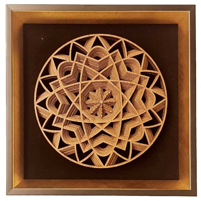 تابلوی دیواری طرح ماندالا 