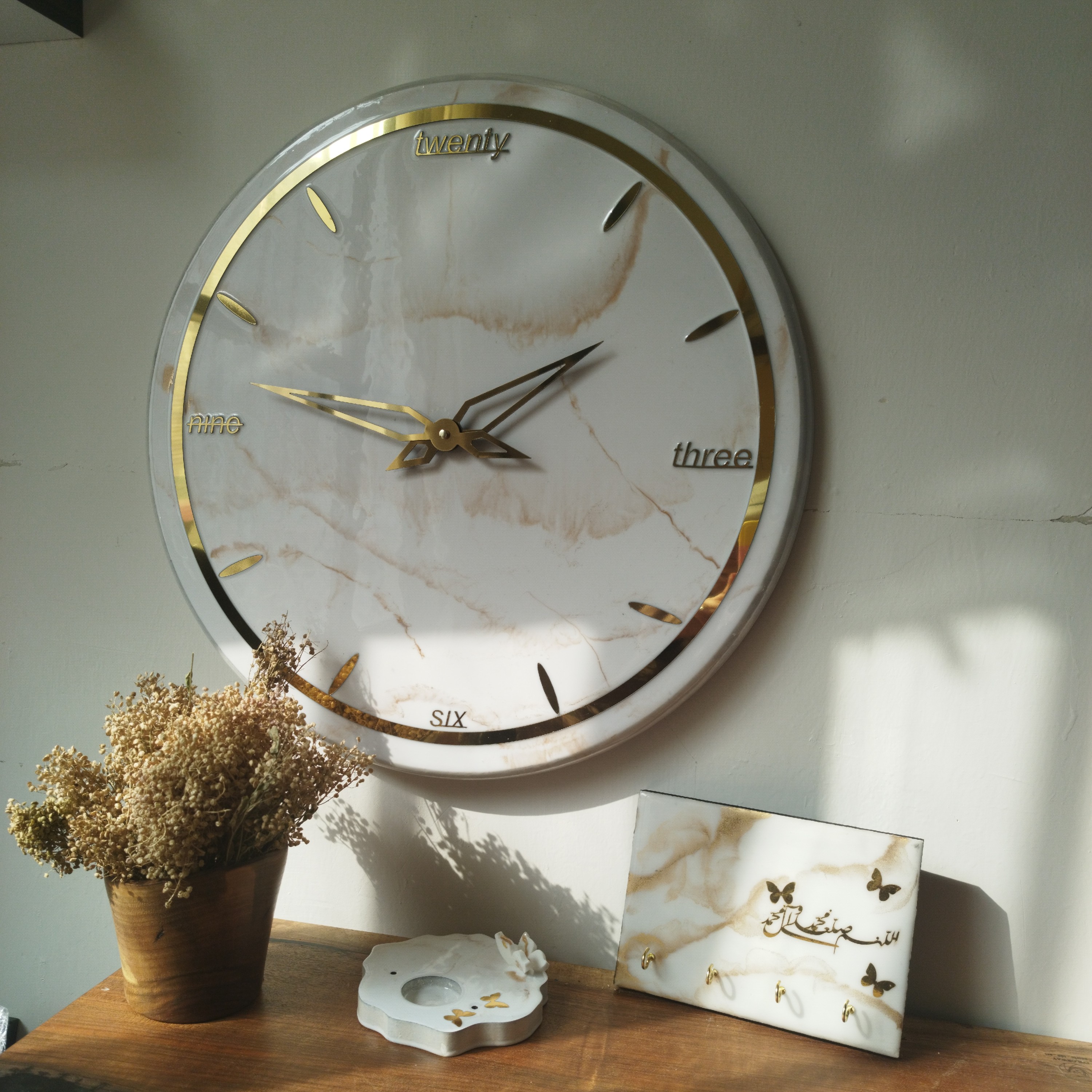 ست ساعت و جاکلیدی وجاشمعی