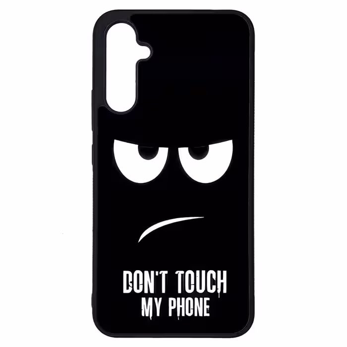 کاور طرح DONT TOUCH MY PHONE کد G-090 مناسب برای گوشی موبایل سامسونگ Galaxy A34 / A34 5G | دیجی قاب دونی