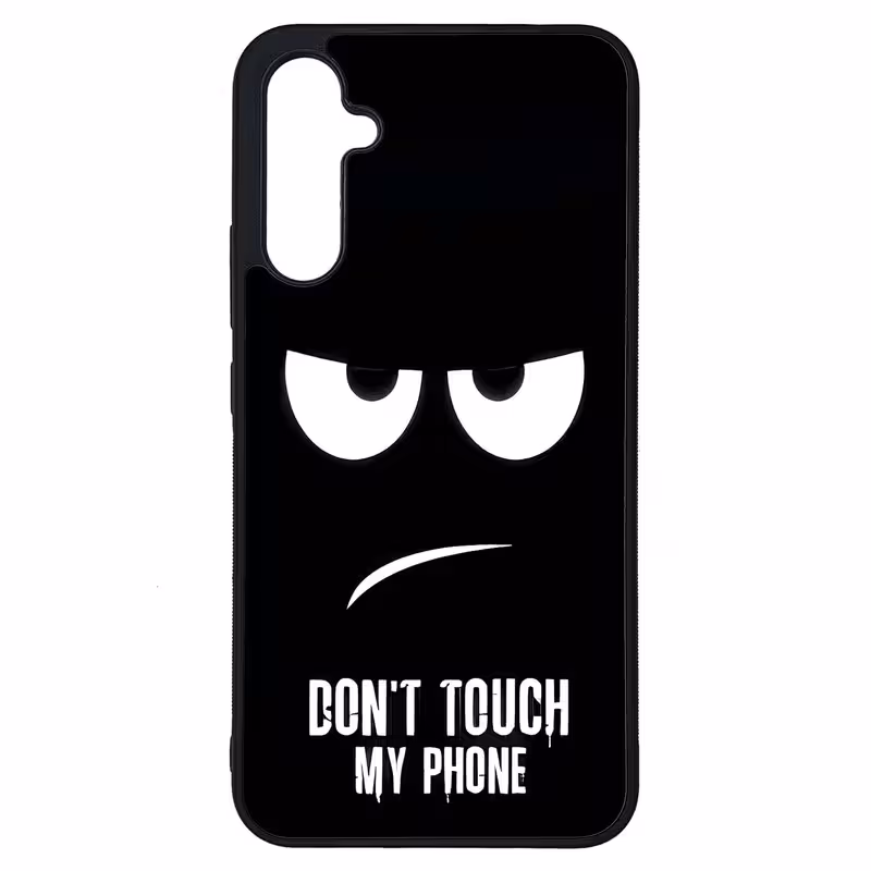 کاور طرح DONT TOUCH MY PHONE کد G-090 مناسب برای گوشی موبایل سامسونگ Galaxy A34 / A34 5G | دیجی قاب دونی