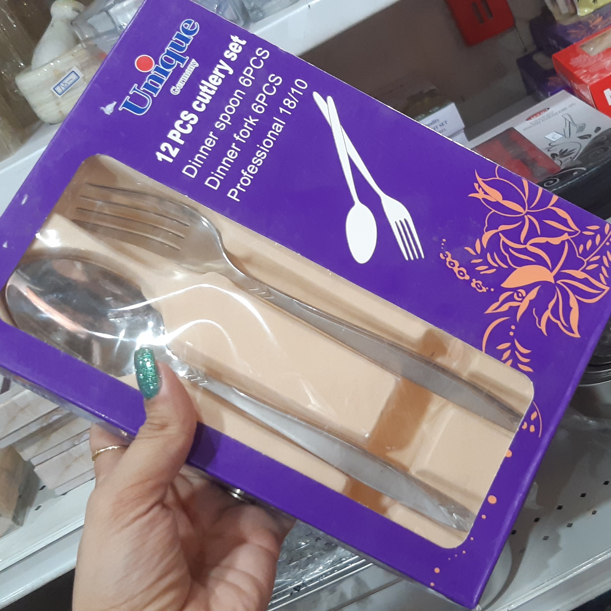 قاشق و چنگال غذاخوری unique