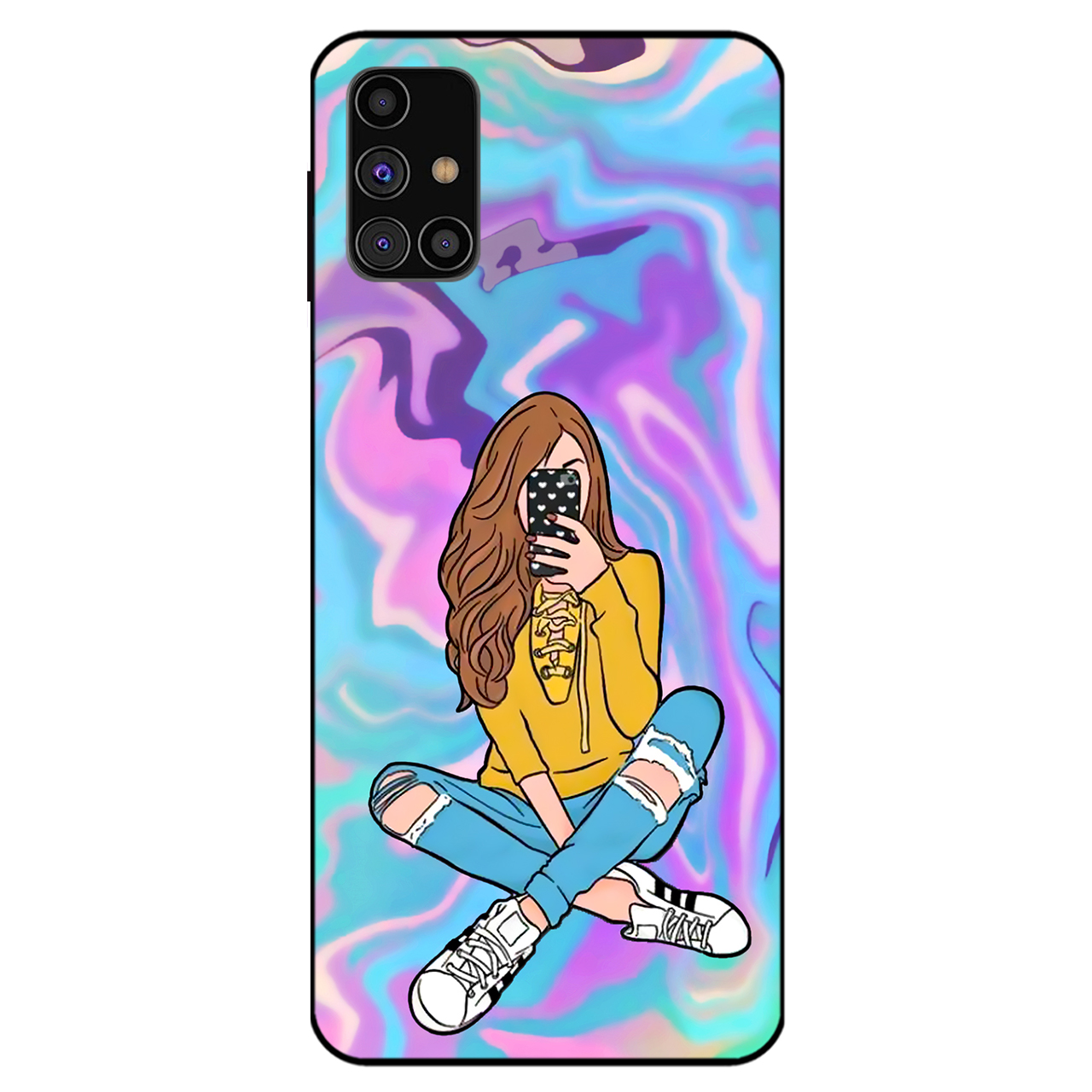 کاور مگافون کد 7592  مناسب برای گوشی موبایل سامسونگ Galaxy  M51