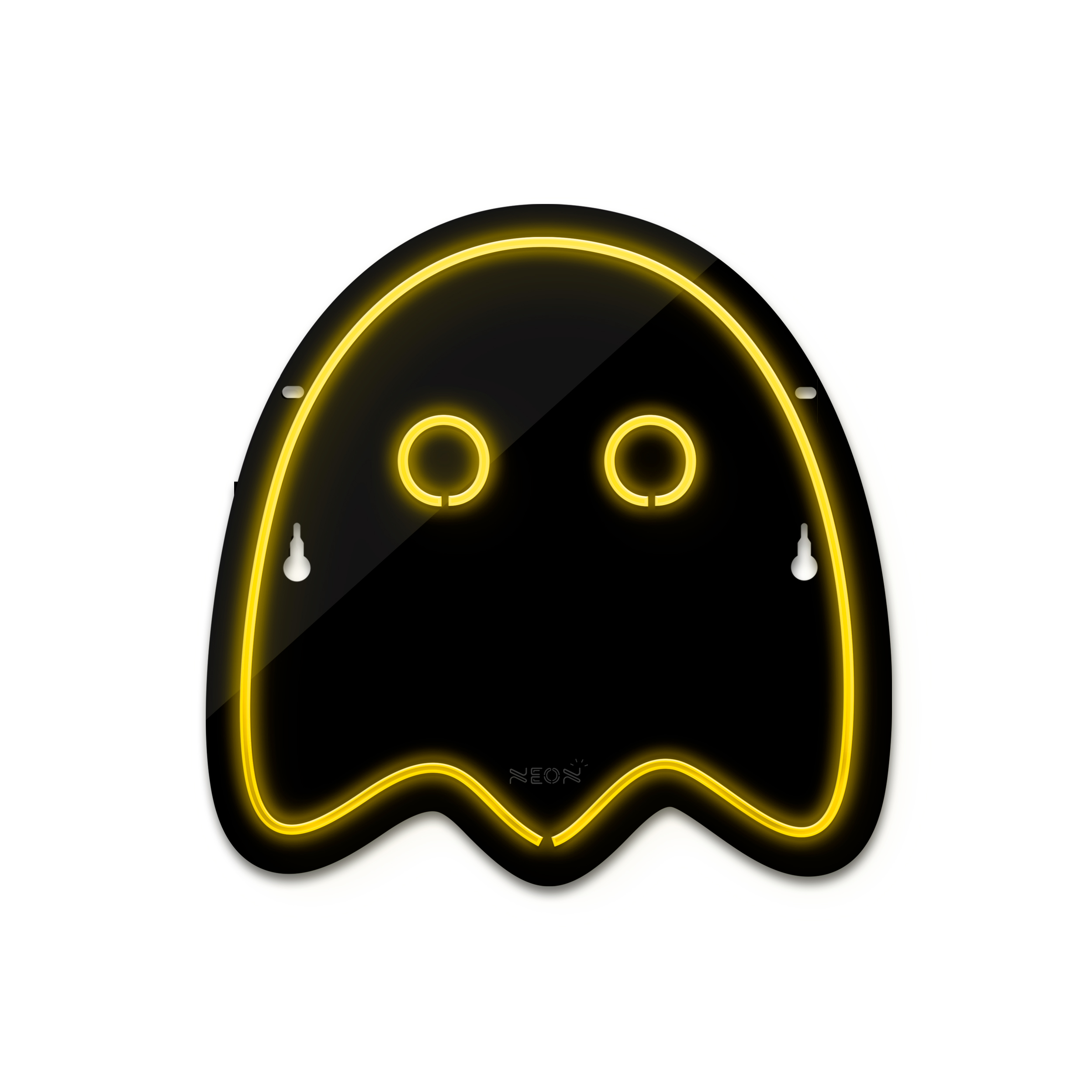 چراغ دیواری نئون دیزاین طرح Packman-2-BL_YL