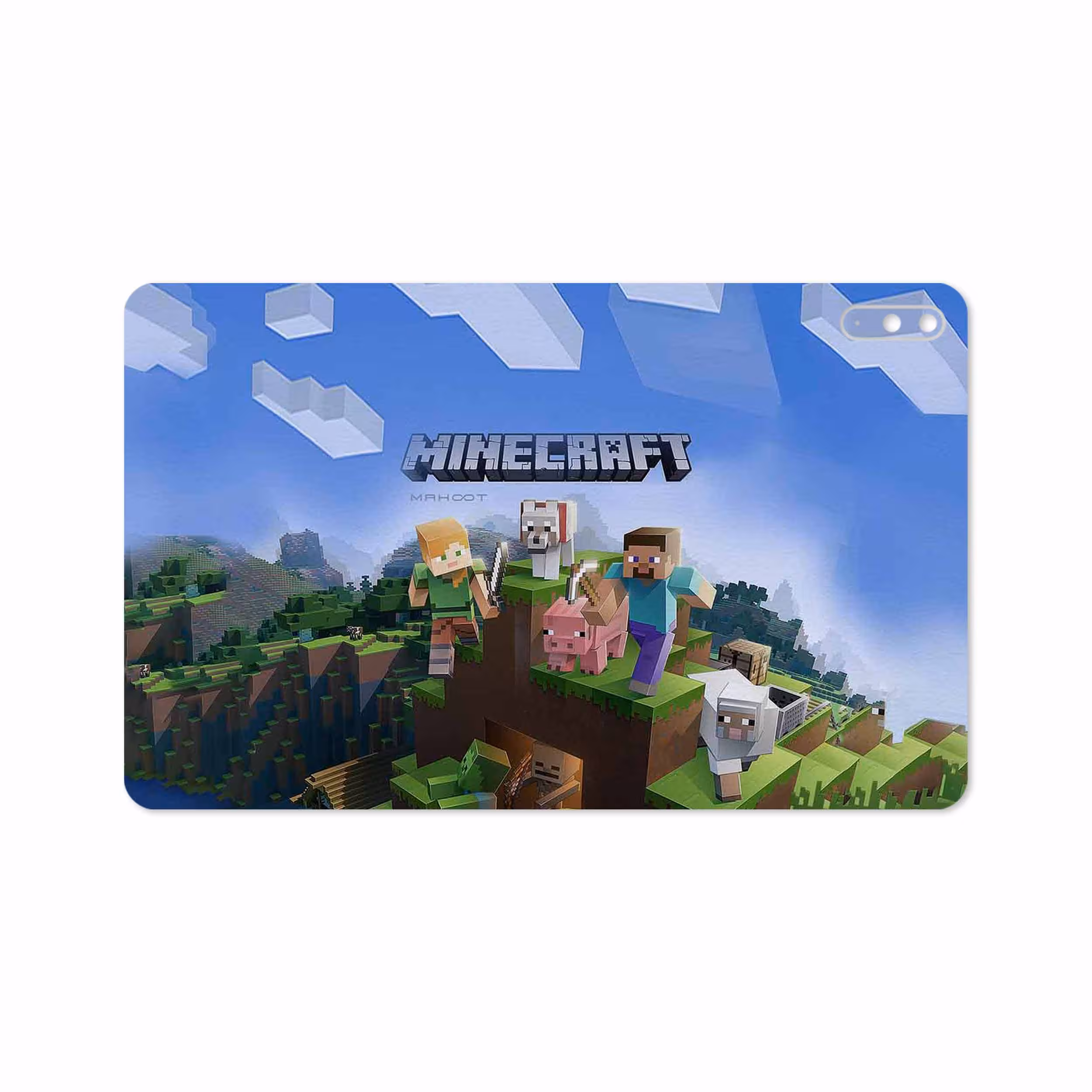 برچسب پوششی ماهوت مدل Minecraft-Game مناسب برای تبلت هوآوی Matepad 10.4 2020 BAH3-L09