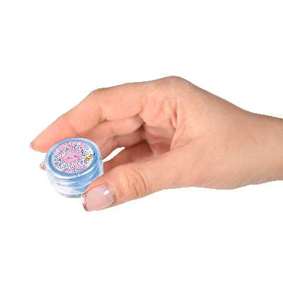 پودر رنگ اسلایم تپلی مدل پاستیلی بسته 6 عددی