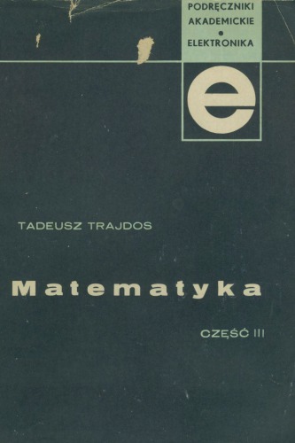 خرید و دانلود نسخه کامل کتاب Matematyka cześć III