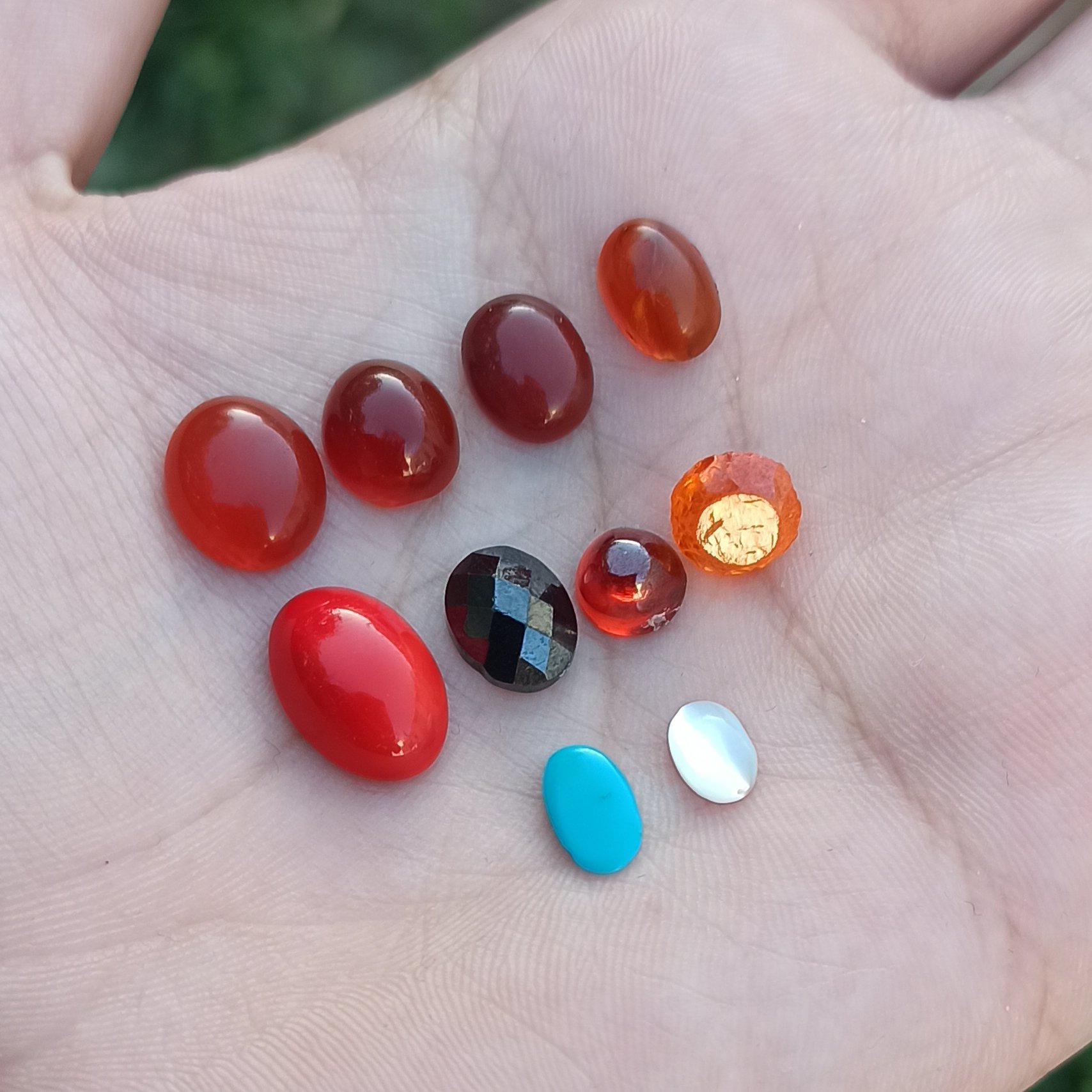 پک 10 عددی نگین انگشتر زیبا