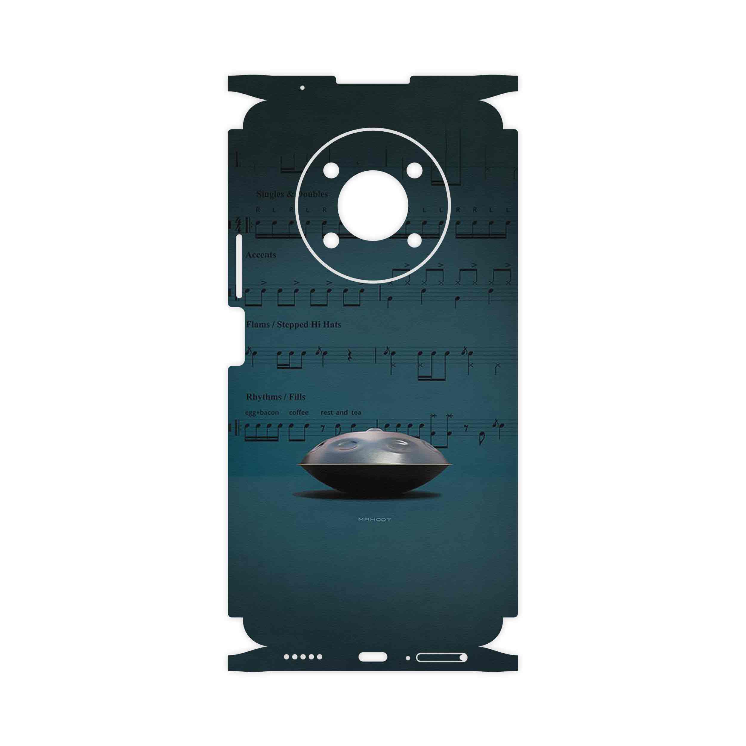 برچسب پوششی ماهوت مدل Hang_Instrument-FullSkin مناسب برای گوشی موبایل آنر X9 5G