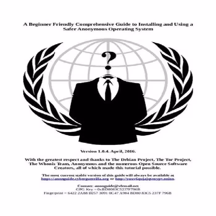 خرید و دانلود نسخه کامل کتاب A Beginner Friendly Comprehensive Guide to Installing and Using a Safer Anonymous Operating System
