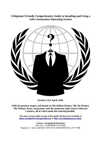 خرید و دانلود نسخه کامل کتاب A Beginner Friendly Comprehensive Guide to Installing and Using a Safer Anonymous Operating System