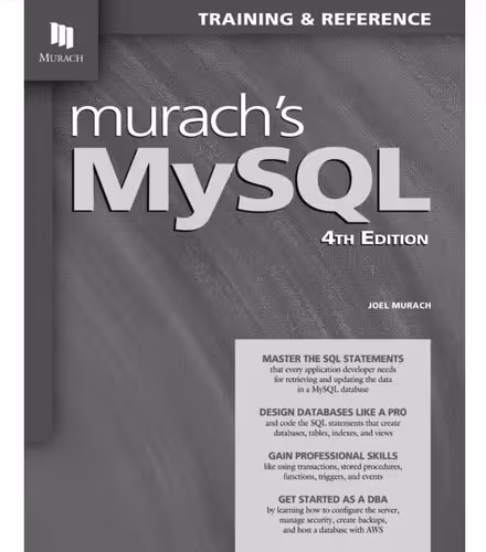 خرید و دانلود نسخه کامل کتاب Murach's MySQL