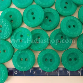 دکمه 32 موادی سبز آبی روشن