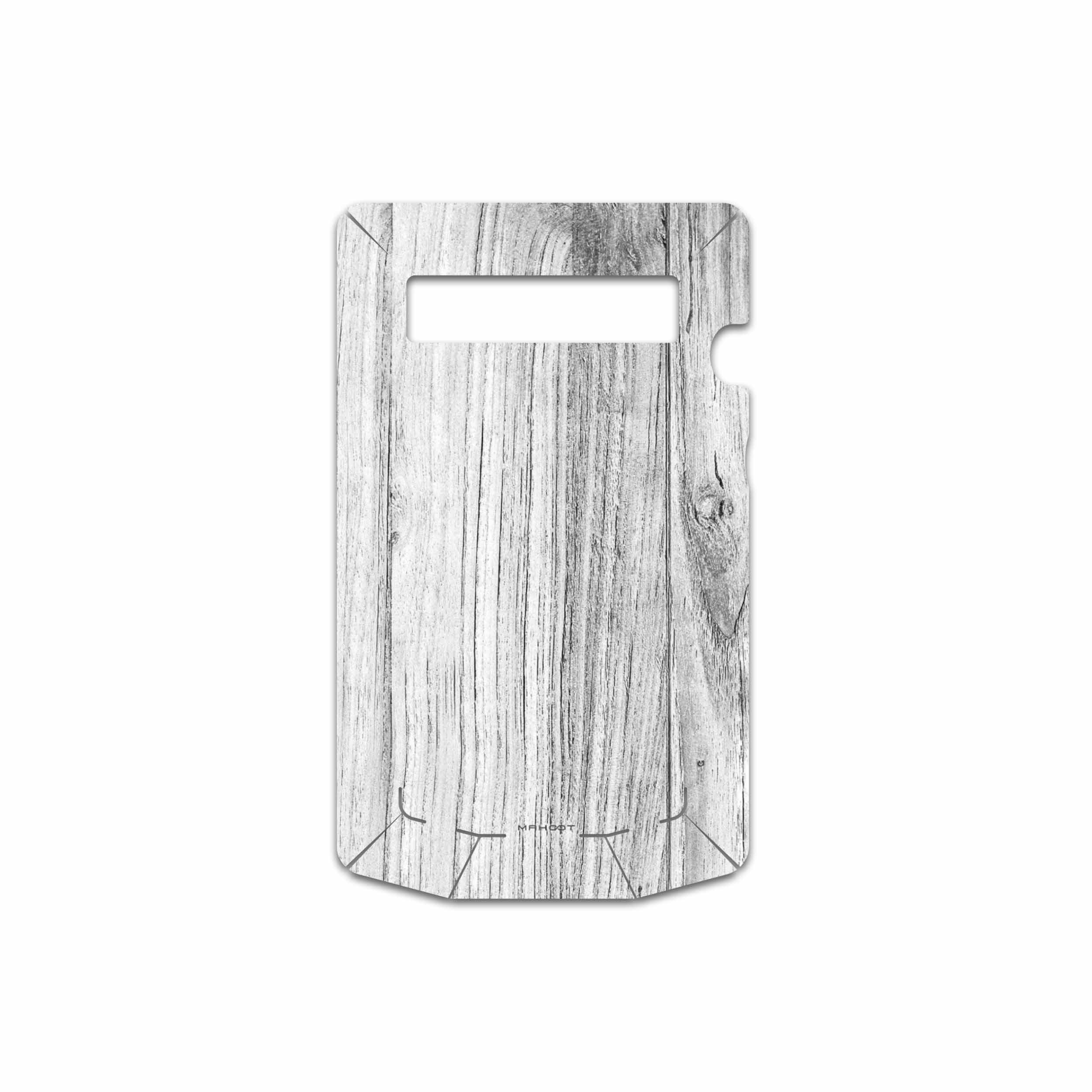 برچسب پوششی ماهوت مدل White-Wood مناسب برای گوشی موبایل بلک بری P9981