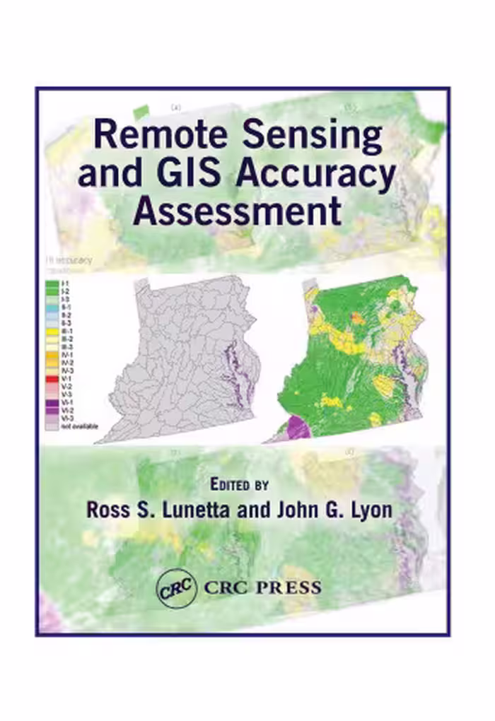 خرید و دانلود نسخه کامل کتاب Remote sensing and GIS accuracy assessment