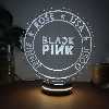 چراغ خواب مدل 3D-602 طرح گروه بلک پینک BLACKPINK