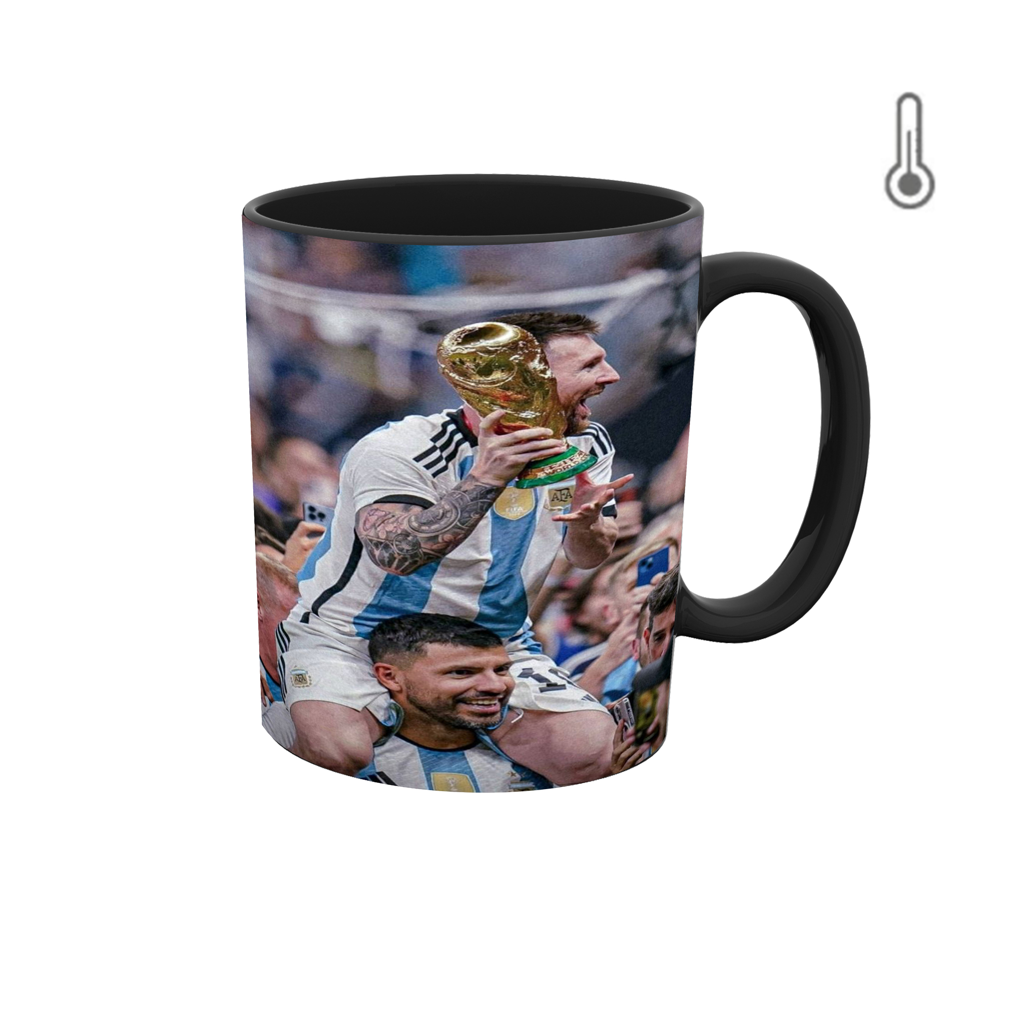 ماگ حرارتی طرح مسی جام جهانی ارژانتین 