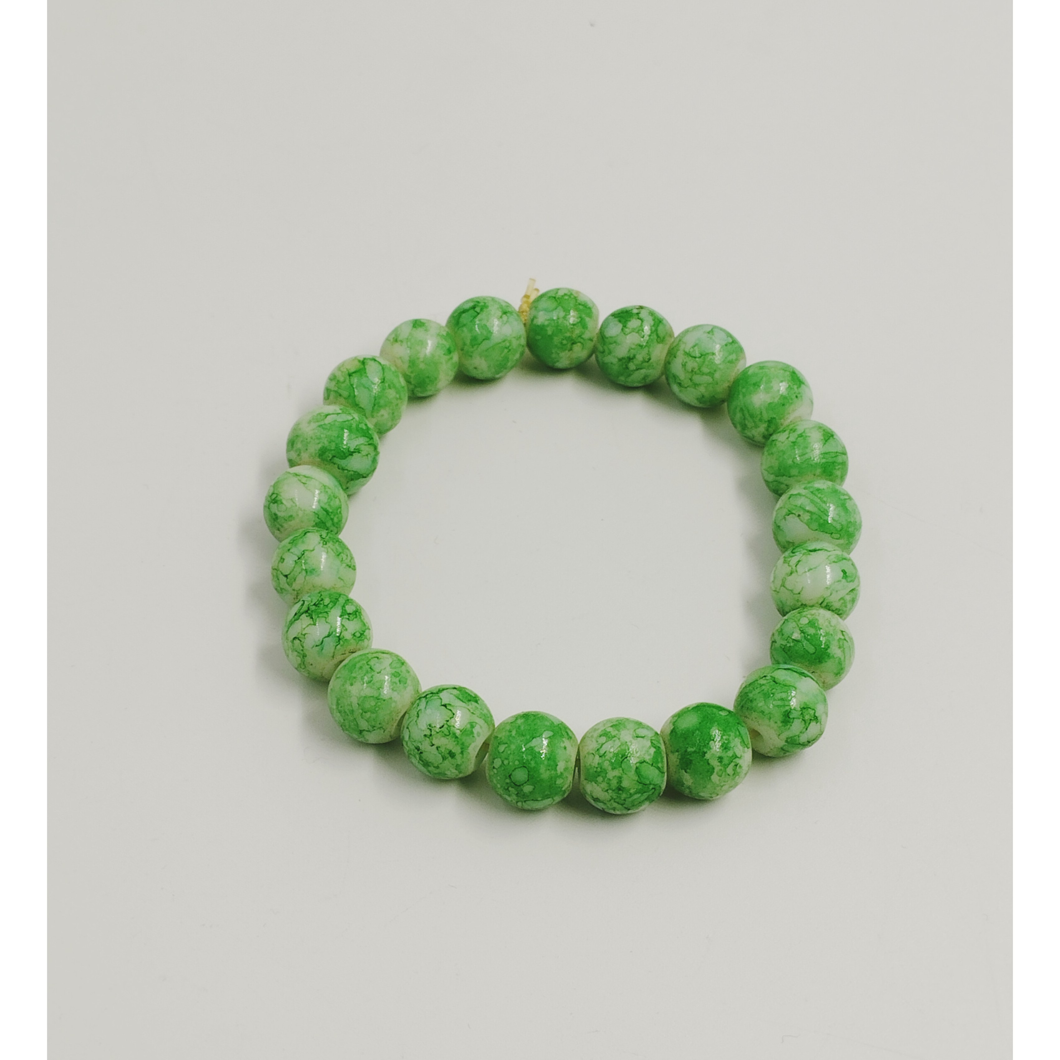 دستبند کریستالی کشی مناسب همه سایزها جنس عالی رنگ سبز فوسفوری