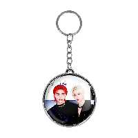 جاکلیدی خندالو طرح فلیکس و هیونجین گروه استری کیدز Stary Kids مدل دوطرفه کد 1691016903