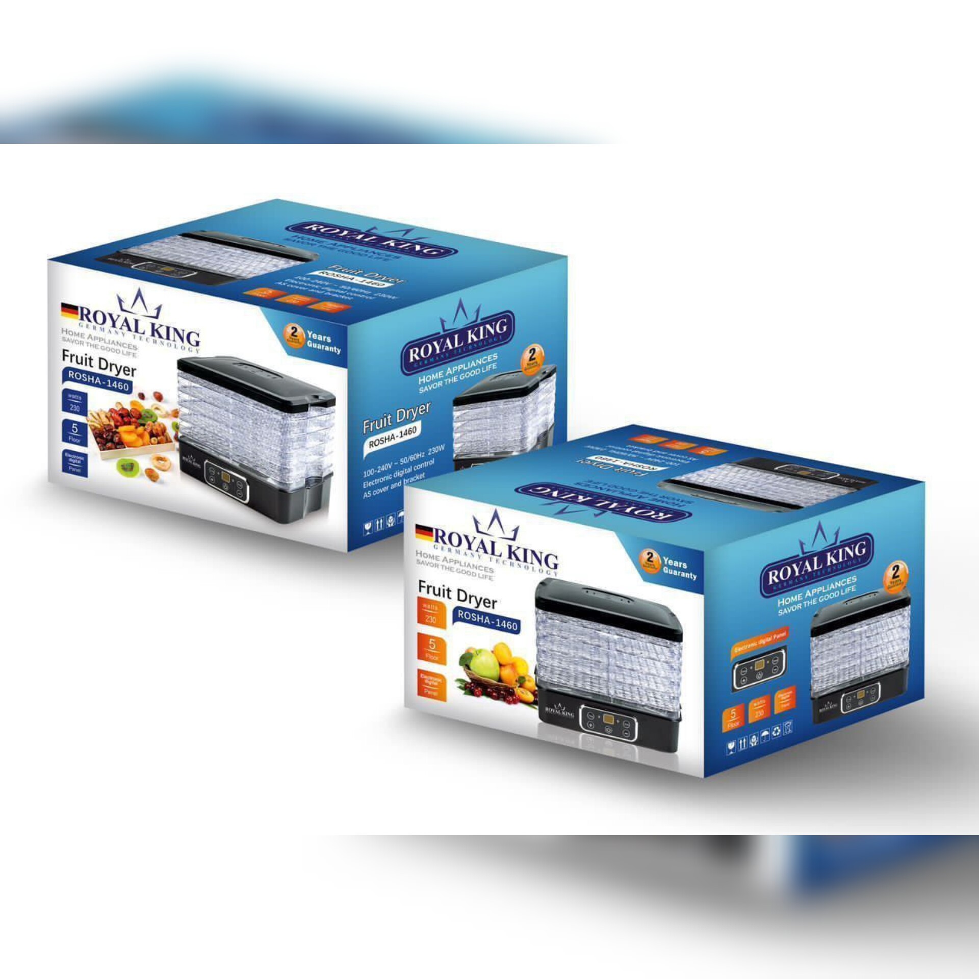 میوه خشک کن دیجیتالی رویال کینگ کد 1460