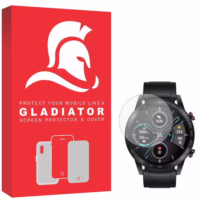 محافظ صفحه نمایش گلادیاتور مدل GWP1000 مناسب برای ساعت هوشمند آنر Magic Watch 2 46mm