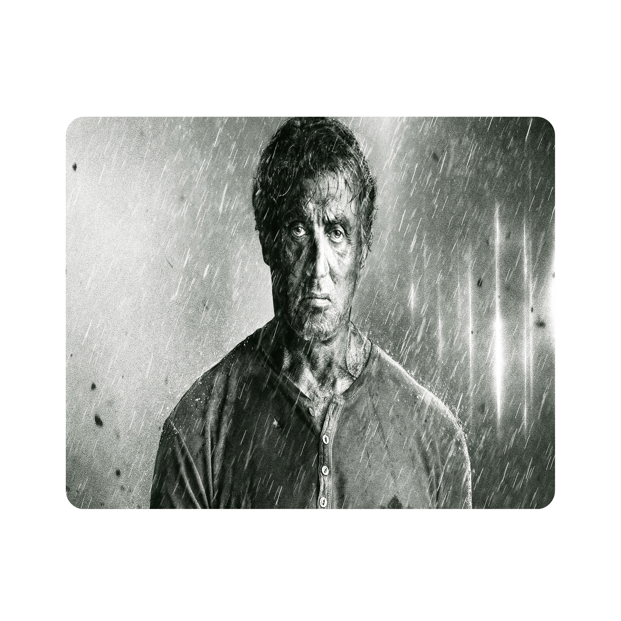 ماوس پد اطلس آبی طرح سیلوستر استالونه راکی  مدل T6290