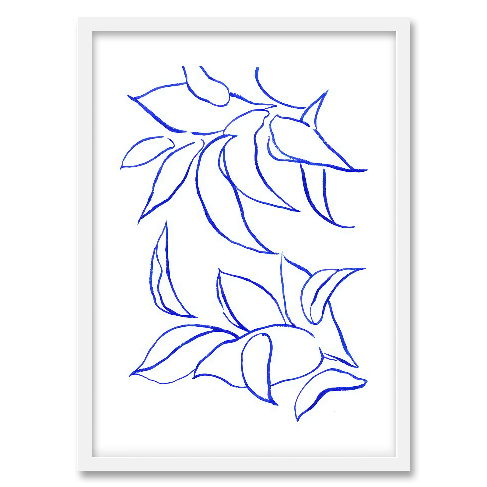 تابلو فورنیمو مدل برگ لاین آرت مینیمال کد 0210W