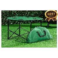 میز کمپ سبز کمپینگ اردوگاه تاشو اورجینال OverPazar