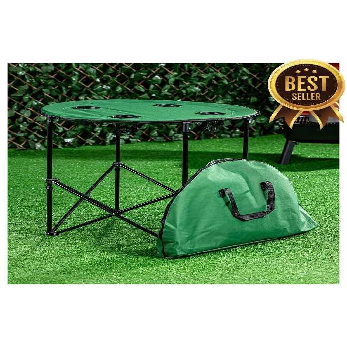 میز کمپ سبز کمپینگ اردوگاه تاشو اورجینال OverPazar