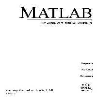 خرید و دانلود نسخه کامل کتاب Matlab. The Language of Technical Computing (version 6)