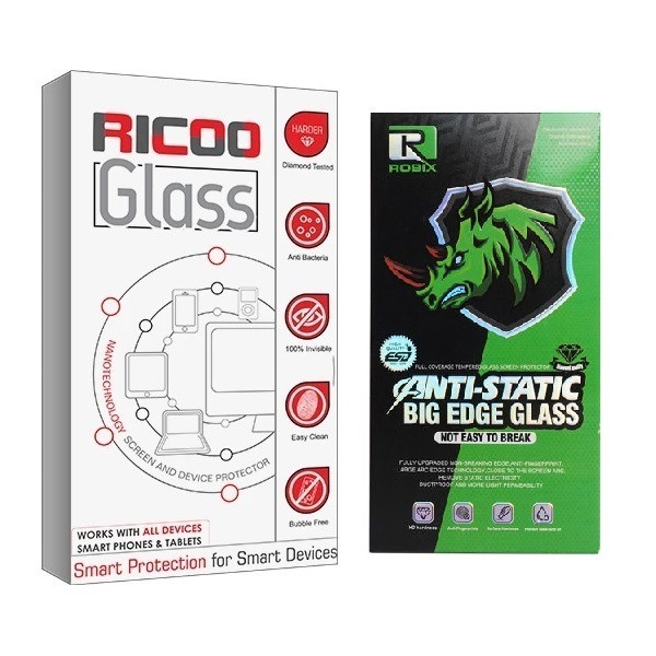 محافظ صفحه نمایش ریکوو مدل ROBIX مناسب برای گوشی موبایل شیائومی POCO M5 | کالا برتری