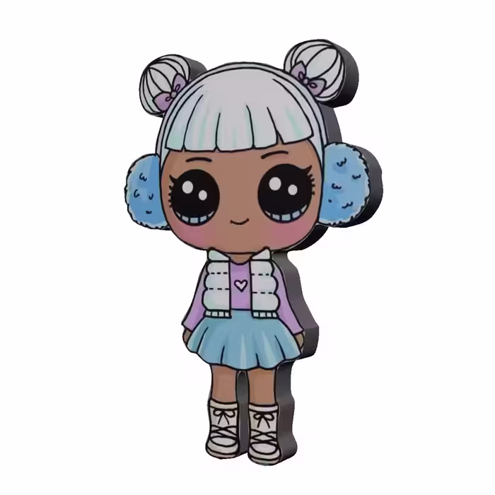 استیکر کنسول طرح دختر کد 420