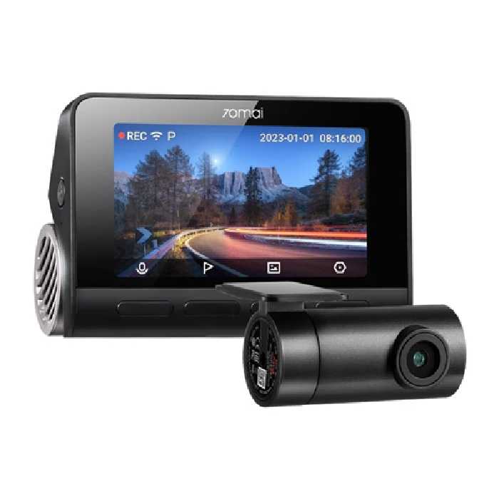 دوربین خودرو شیائومی مدل Xiaomi 70mai 4K A810 HDR Dash Cam Set همراه دوربین عقب