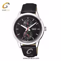 ساعت مچی اورجینال کیو اند کیو مردانه نقره ای | مشکی | مشکی | کد رفرنس A11A002PY