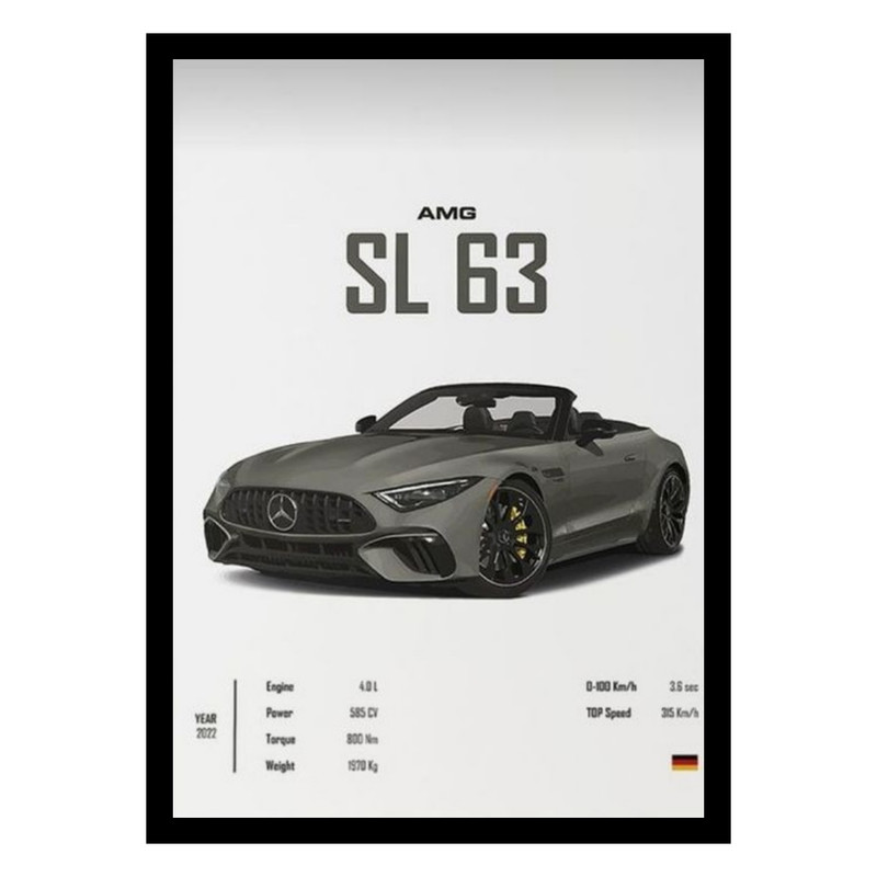 تابلو مدل ماشین کد Car01 | دنیای قاب