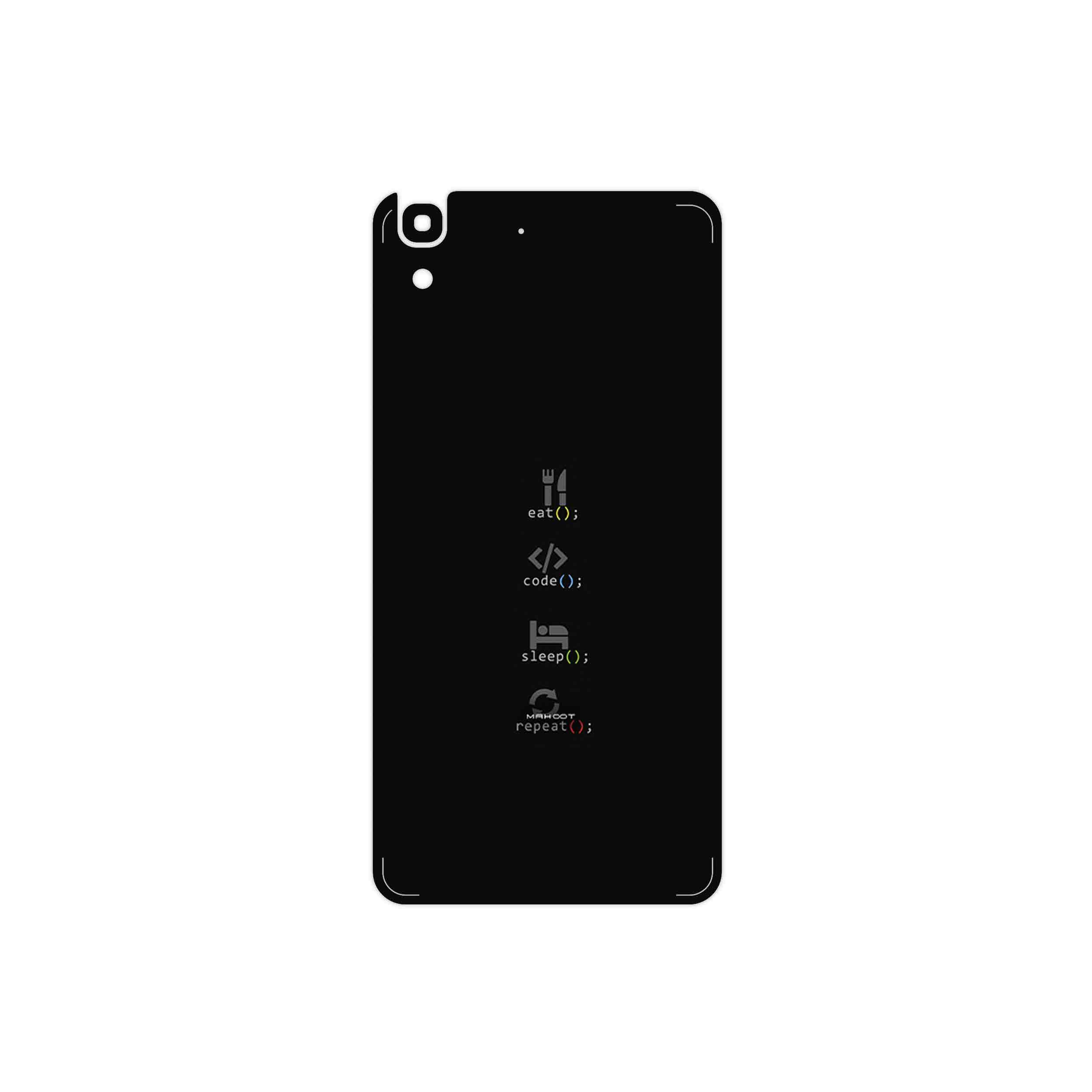 برچسب پوششی ماهوت مدل Programming 2 مناسب برای گوشی موبایل هوآوی Y6