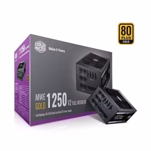 پاور 1250 وات کولر مستر MWE GOLD 1250 Gold Full Modular (آکبند-گارانتی اصلی)
